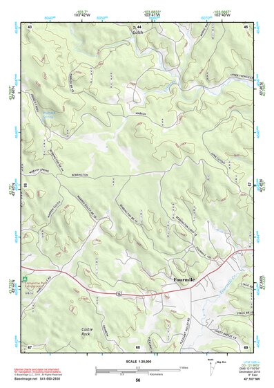 43103NW Page 56 Mount Rushmore Topo Preview 1