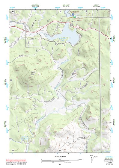 43103NW Page 60 Mount Rushmore Topo Preview 1