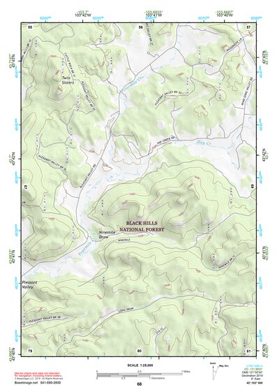43103NW Page 68 Mount Rushmore Topo Preview 1