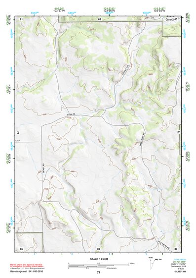 43103NW Page 74 Mount Rushmore Topo Preview 1