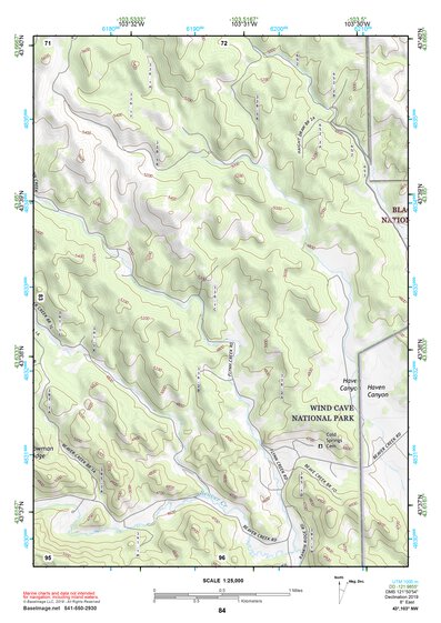 43103NW Page 84 Mount Rushmore Topo Preview 1