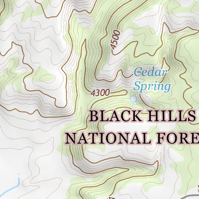 43103NW Page 87 Mount Rushmore Topo Preview 3