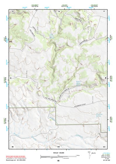 43103NW Page 88 Mount Rushmore Topo Preview 1