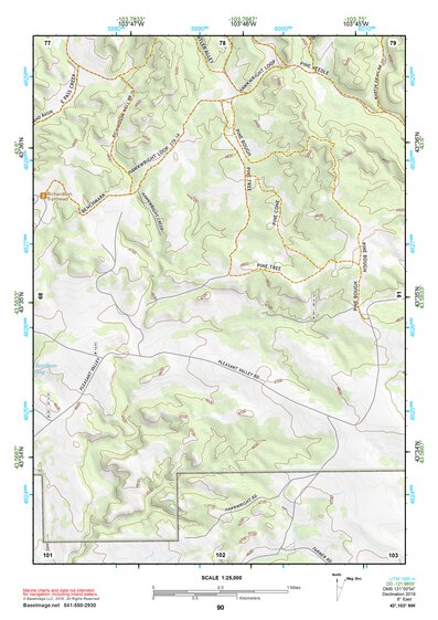 43103NW Page 90 Mount Rushmore Topo Preview 1