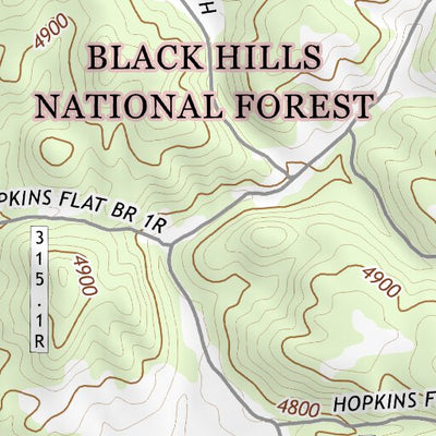 43103NW Page 92 Mount Rushmore Topo Preview 3