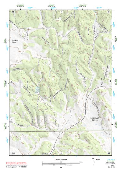 43103NW Page 93 Mount Rushmore Topo Preview 1