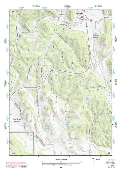 43103NW Page 94 Mount Rushmore Topo Preview 1