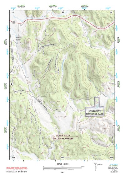 43103NW Page 95 Mount Rushmore Topo Preview 1