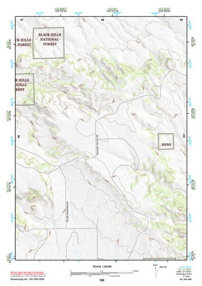 43103NW Page 100 Mount Rushmore Topo Preview 1