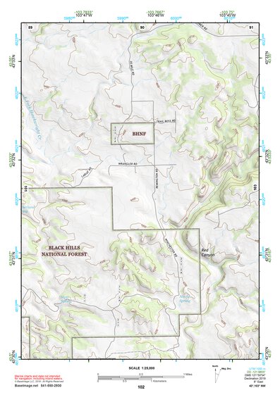 43103NW Page 102 Mount Rushmore Topo Preview 1