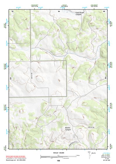 43103NW Page 106 Mount Rushmore Topo Preview 1