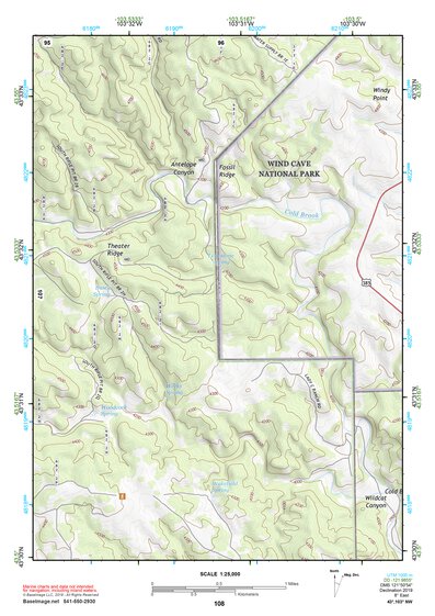 43103NW Page 108 Mount Rushmore Topo Preview 1