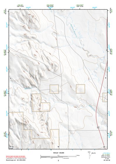 43104SE Page 7 Lance Creek Topo Preview 1