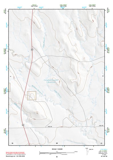 43104SE Page 8 Lance Creek Topo Preview 1