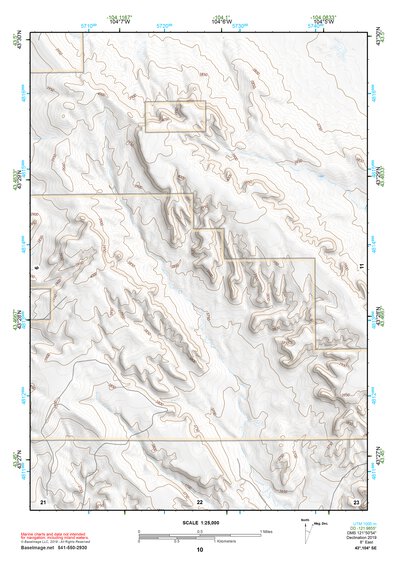 43104SE Page 10 Lance Creek Topo Preview 1