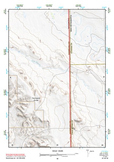 43104SE Page 11 Lance Creek Topo Preview 1