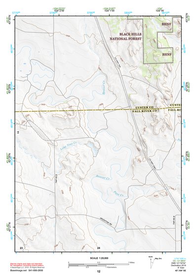 43104SE Page 12 Lance Creek Topo Preview 1