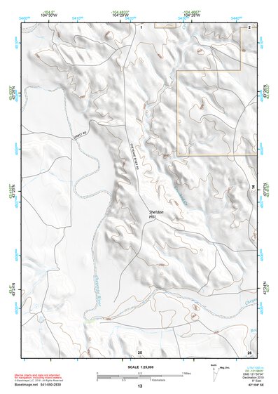 43104SE Page 13 Lance Creek Topo Preview 1