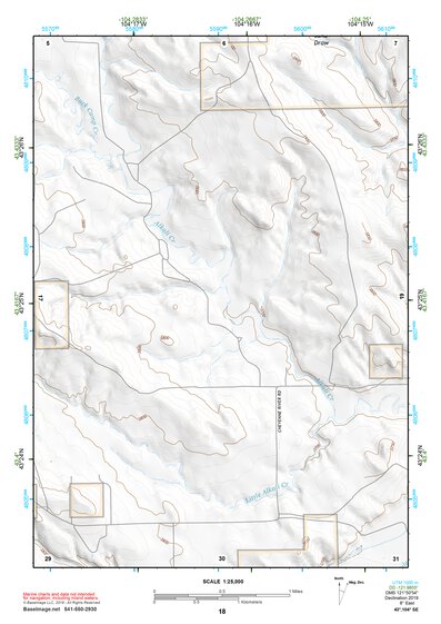 43104SE Page 18 Lance Creek Topo Preview 1