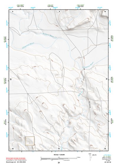 43104SE Page 21 Lance Creek Topo Preview 1