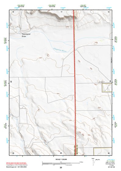 43104SE Page 23 Lance Creek Topo Preview 1