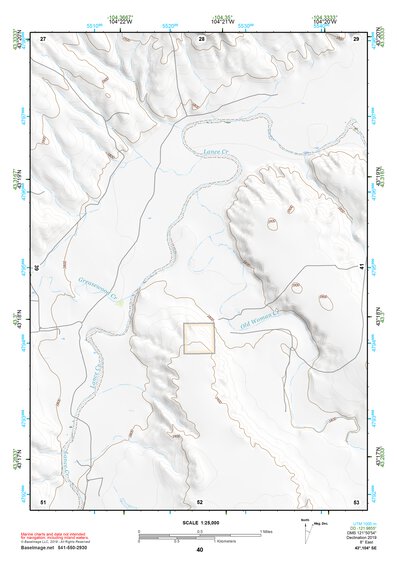 43104SE Page 40 Lance Creek Topo Preview 1