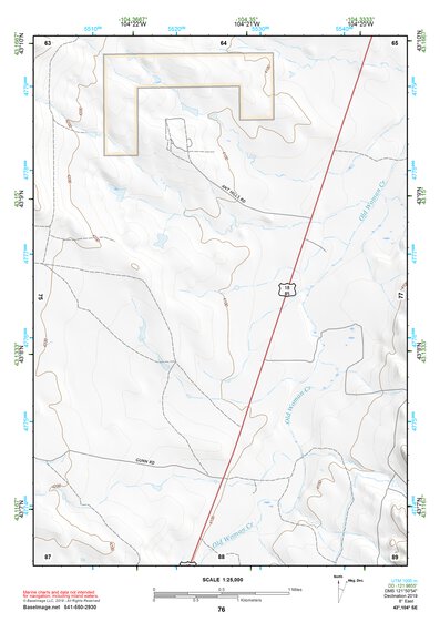 43104SE Page 76 Lance Creek Topo Preview 1
