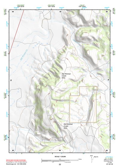 43104SE Page 77 Lance Creek Topo Preview 1