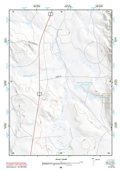 43104SE Page 88 Lance Creek Topo Preview 1