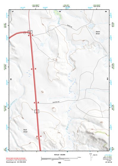43104SE Page 100 Lance Creek Topo Preview 1