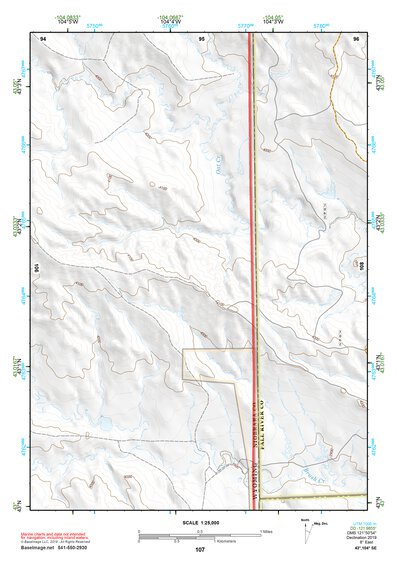 43104SE Page 107 Lance Creek Topo Preview 1