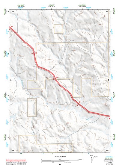 43104SW Page 45 Lance Creek Topo Preview 1