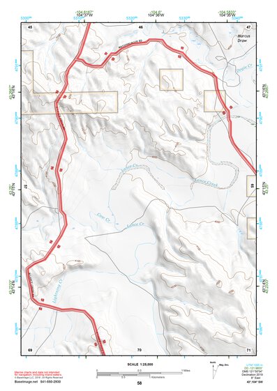 43104SW Page 58 Lance Creek Topo Preview 1
