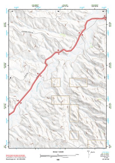 43104SW Page 100 Lance Creek Topo Preview 1