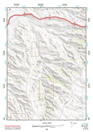 43104SW Page 101 Lance Creek Topo Preview 1