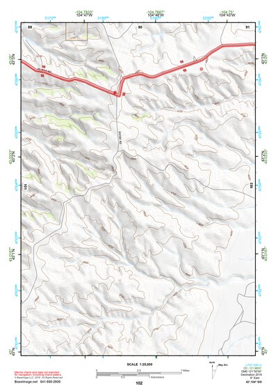43104SW Page 102 Lance Creek Topo Preview 1