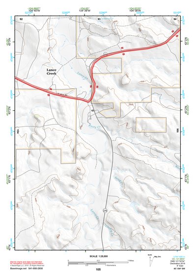 43104SW Page 105 Lance Creek Topo Preview 1
