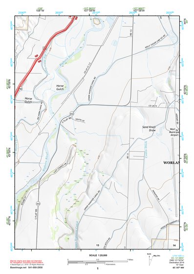 43107NW Page 1 Nowater Creek Topo Preview 1