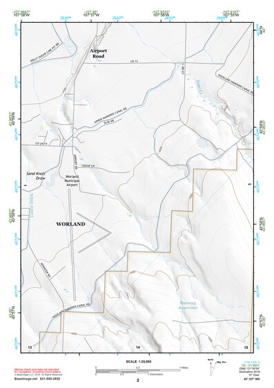 43107NW Page 2 Nowater Creek Topo Preview 1