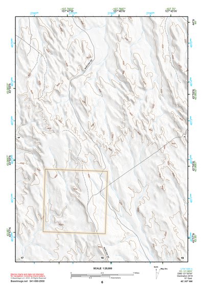 43107NW Page 6 Nowater Creek Topo Preview 1