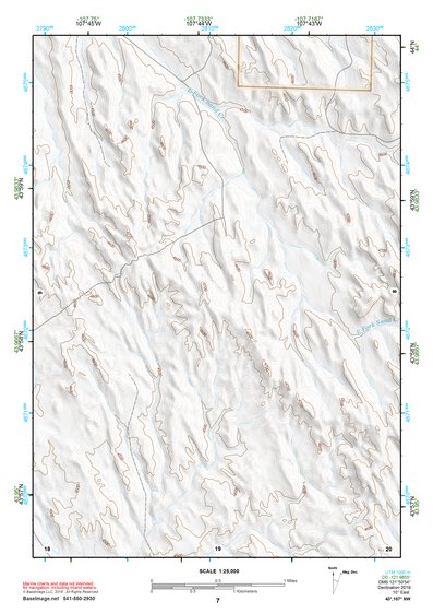 43107NW Page 7 Nowater Creek Topo Preview 1