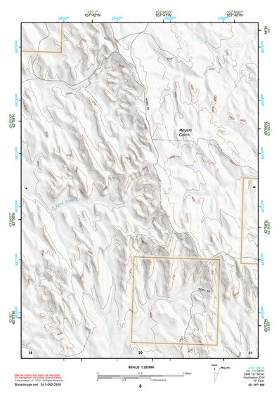 43107NW Page 8 Nowater Creek Topo Preview 1