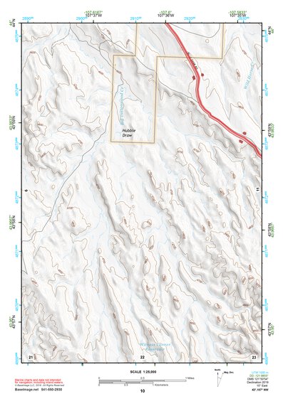 43107NW Page 10 Nowater Creek Topo Preview 1