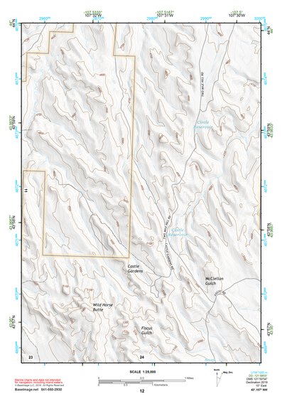 43107NW Page 12 Nowater Creek Topo Preview 1