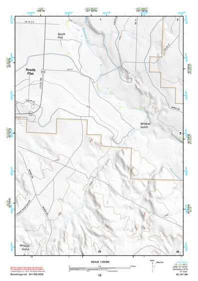 43107NW Page 13 Nowater Creek Topo Preview 1