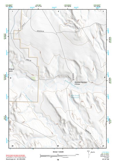 43107NW Page 14 Nowater Creek Topo Preview 1