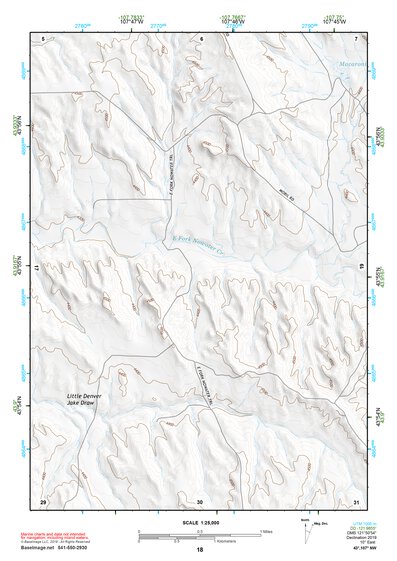 43107NW Page 18 Nowater Creek Topo Preview 1