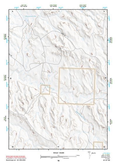 43107NW Page 19 Nowater Creek Topo Preview 1