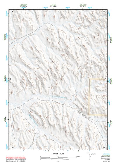 43107NW Page 21 Nowater Creek Topo Preview 1