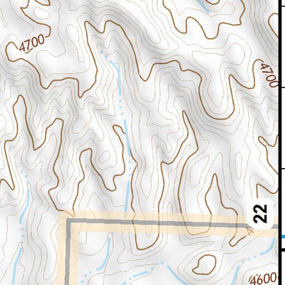 43107NW Page 21 Nowater Creek Topo Preview 3